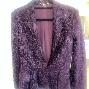 Gucci RARE Dark Purple Women's Blazer-LIKE NEW